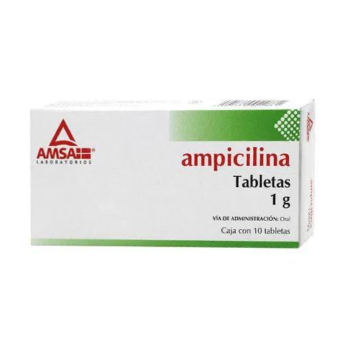 Ampicilina 1 Gr Tab 10